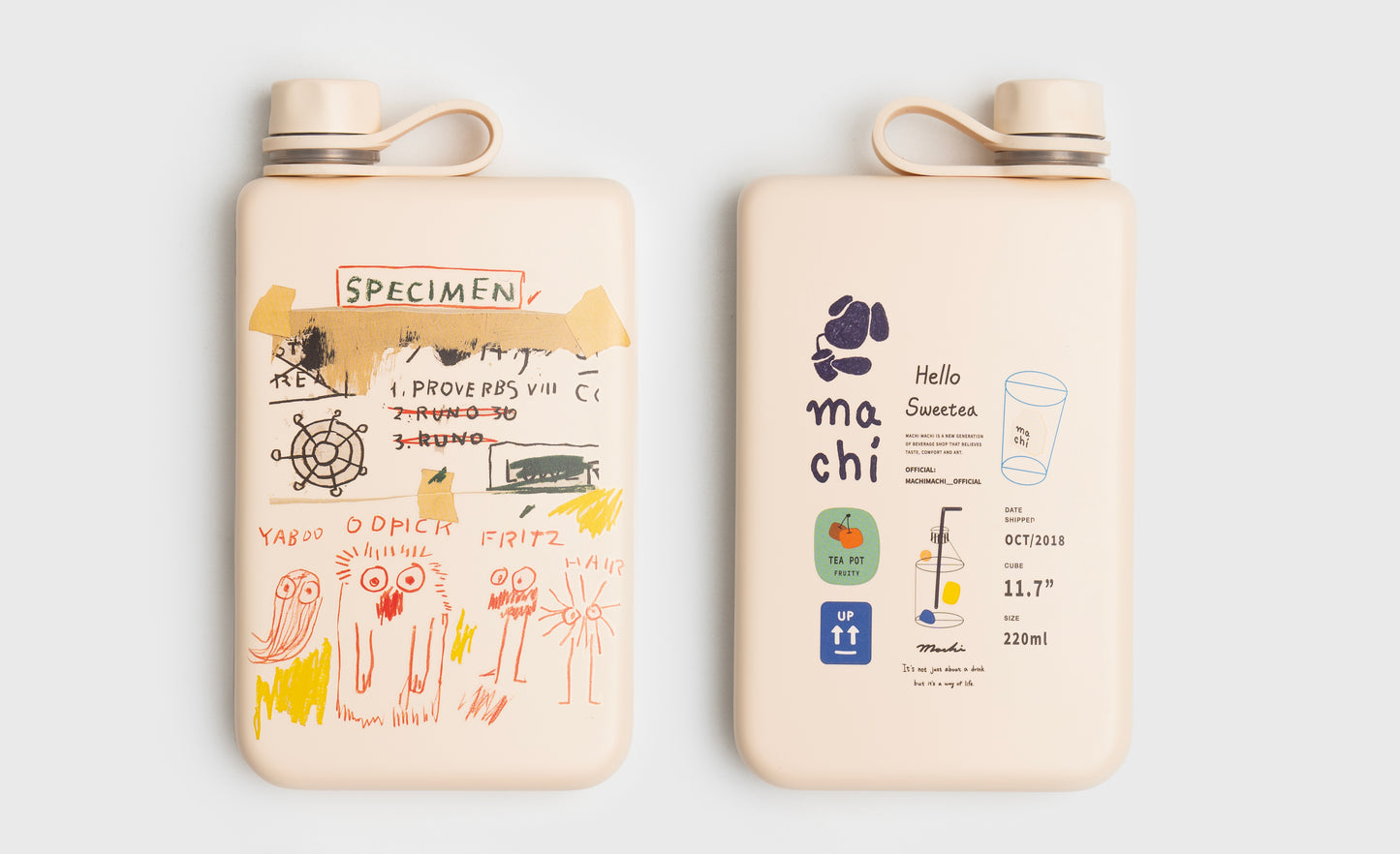 【machi machi X Basquiat 標本Specimen】聯名不銹鋼水瓶